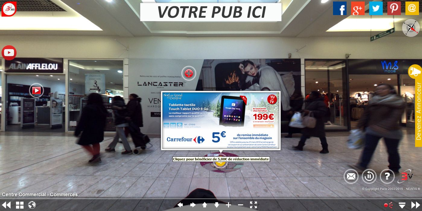 Chasse aux trésors dans Centre Commercial