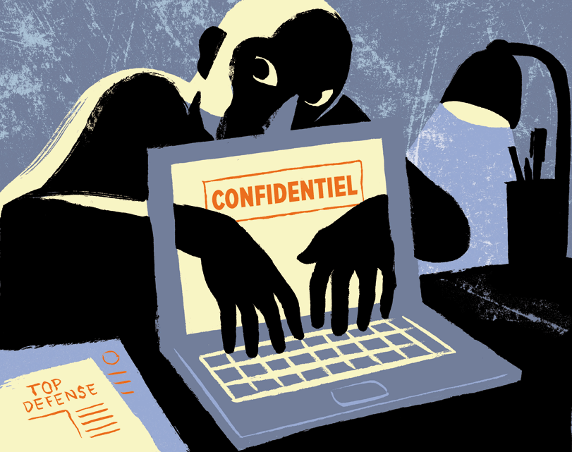 cyber-espionnage / cyber-attaque / cybercriminel / cyber-mercenaire /