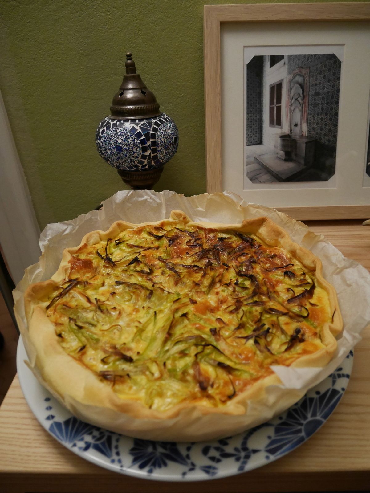 Tarte Aux Poireaux Oignons Et Lardons Cake And Roll