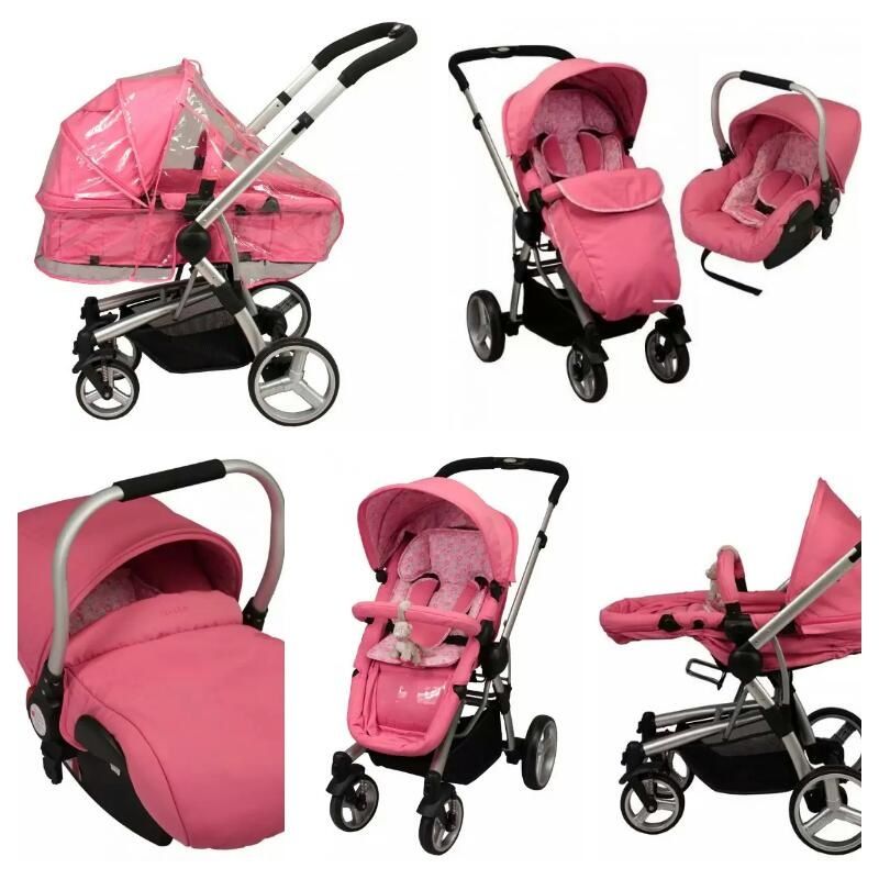 poussette noukies rose