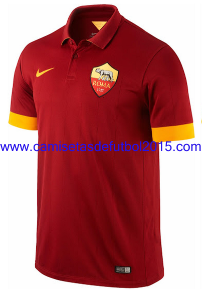 camiseta roma 2014 - futboljersey