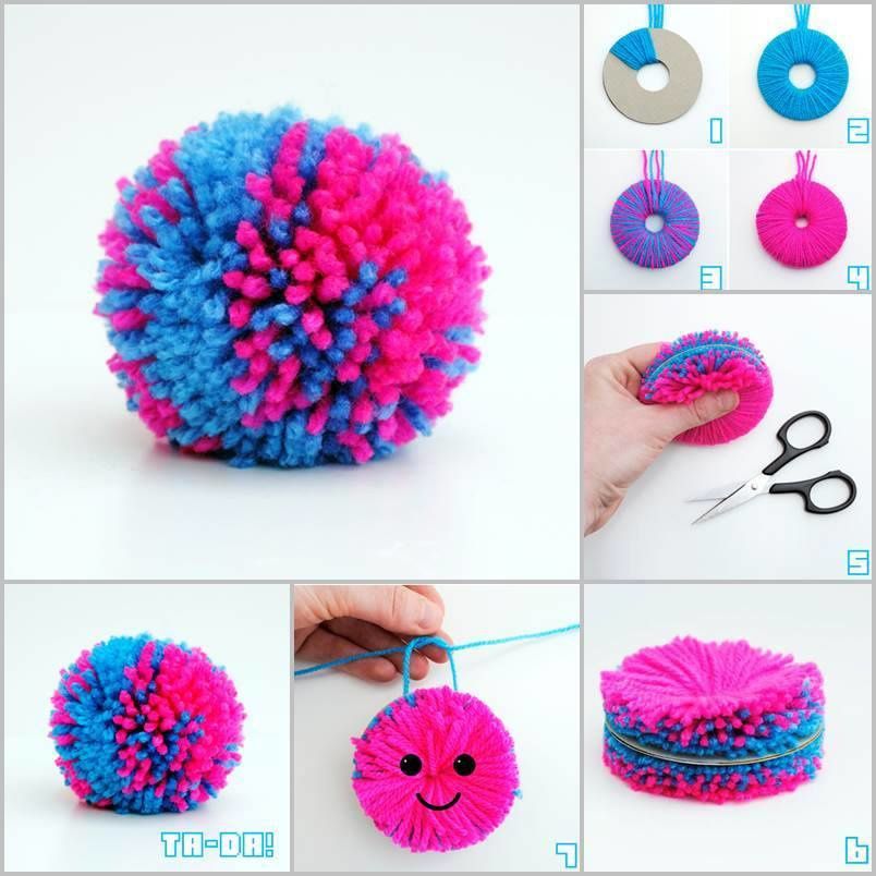 faire un pompon avec de la laine