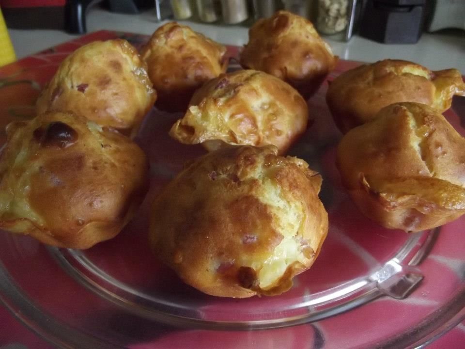 Muffins lardons &amp; camembert - Les Goûters de Steph