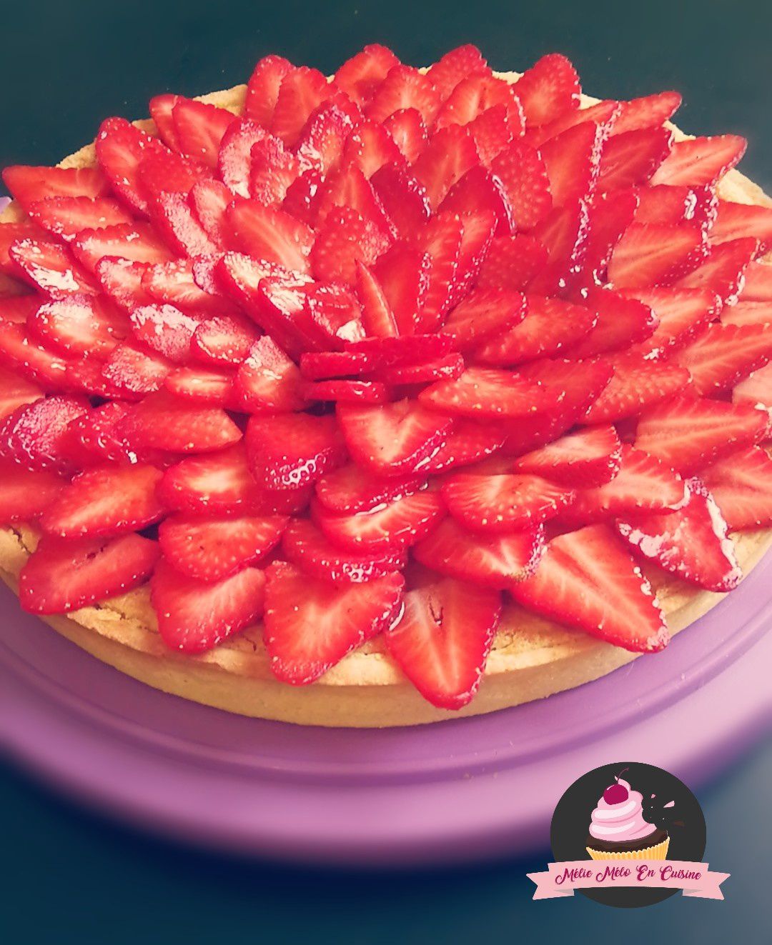 tarte au fraises et amandes ( avec ou sans thermomix ) - Mélie mélo en  cuisine