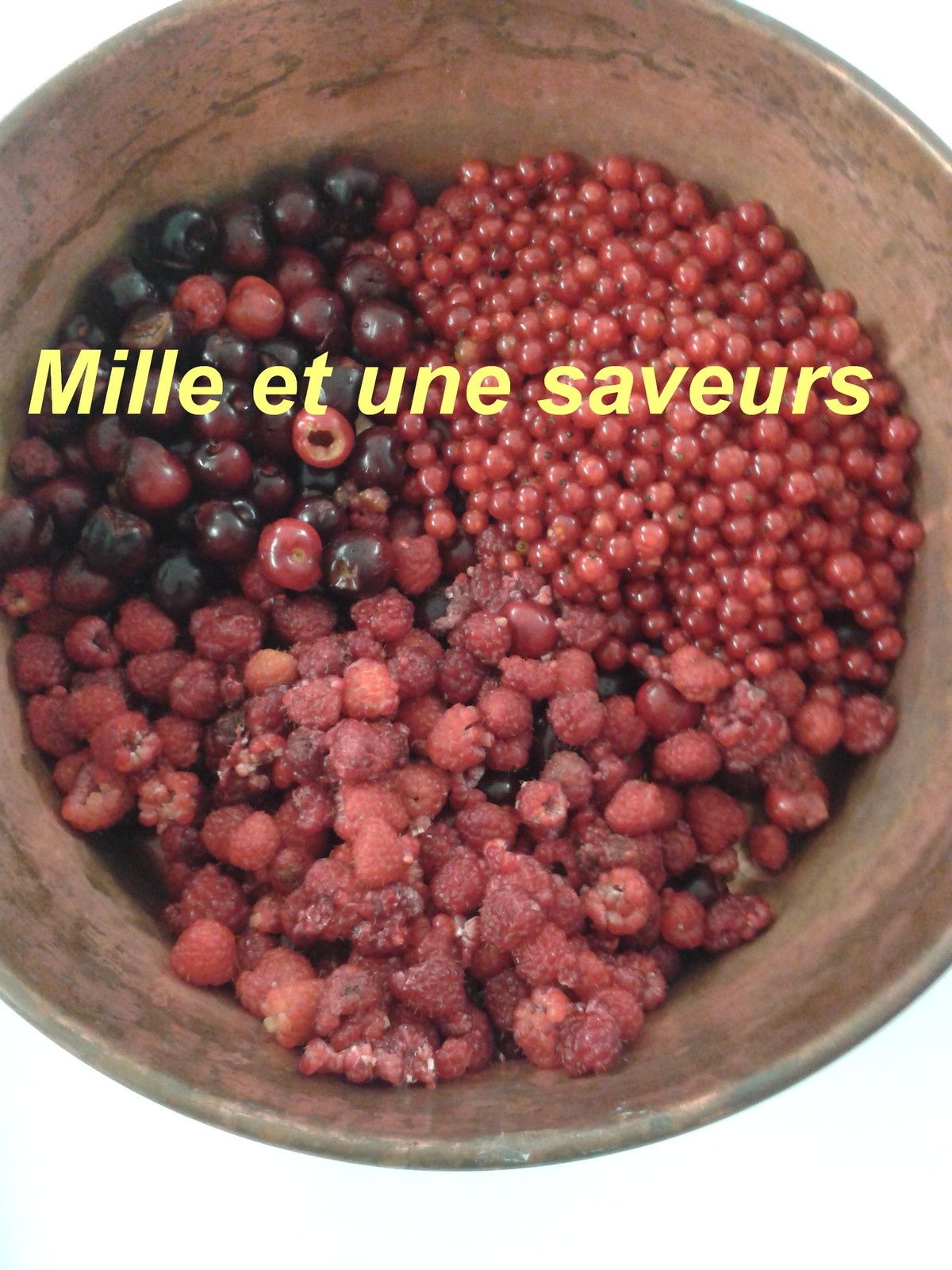 Confiture de fruits rouges