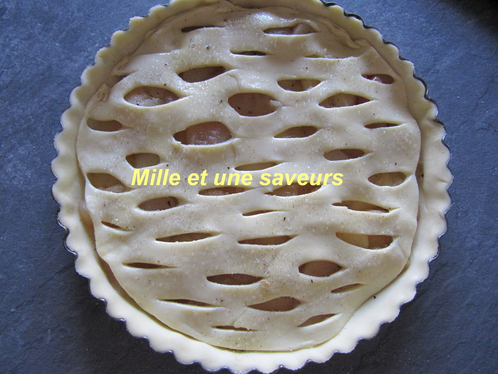 Tarte Quadrillee Aux Pommes Mille Et Une Saveurs Dans Ma Cuisine