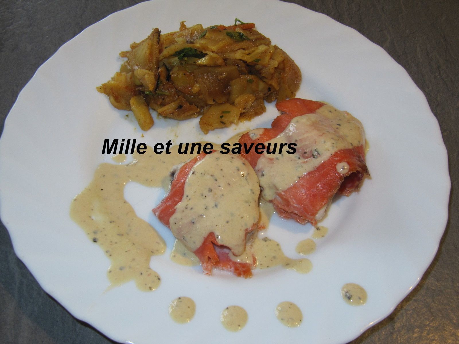 Lotte au saumon fumé, simple et rapide à cuire