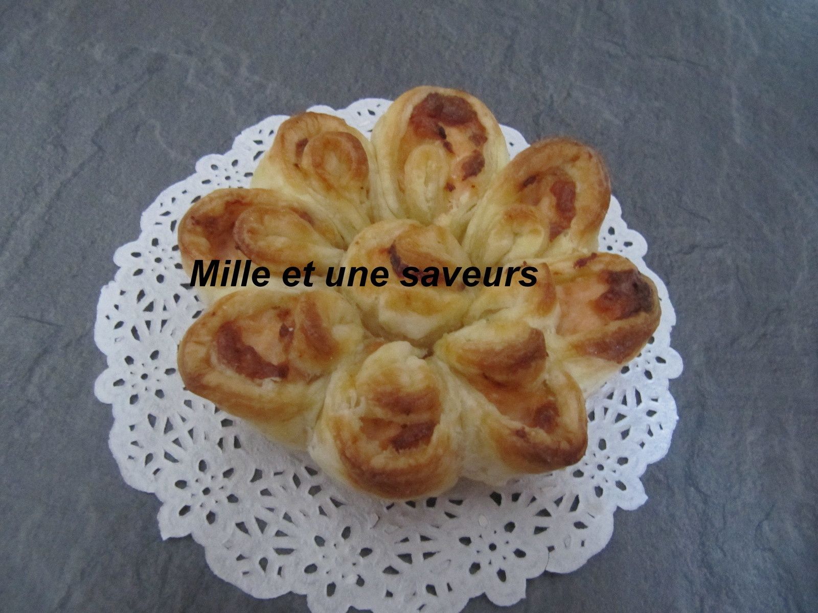 Tartelette marguerite au saumon