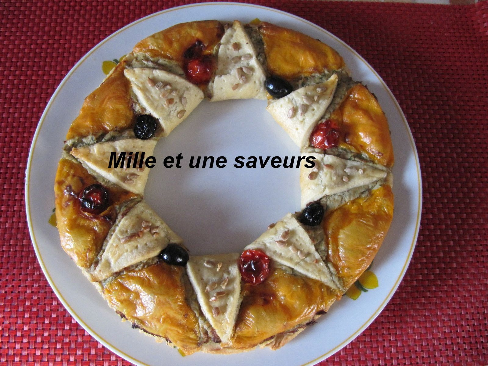 Etoile feuilletée au thon et boursin