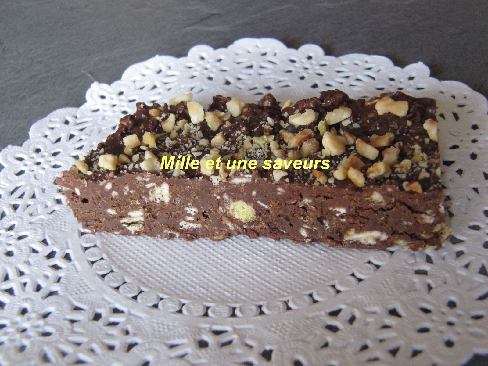 barres hyper croustillantes aux deux chocolats