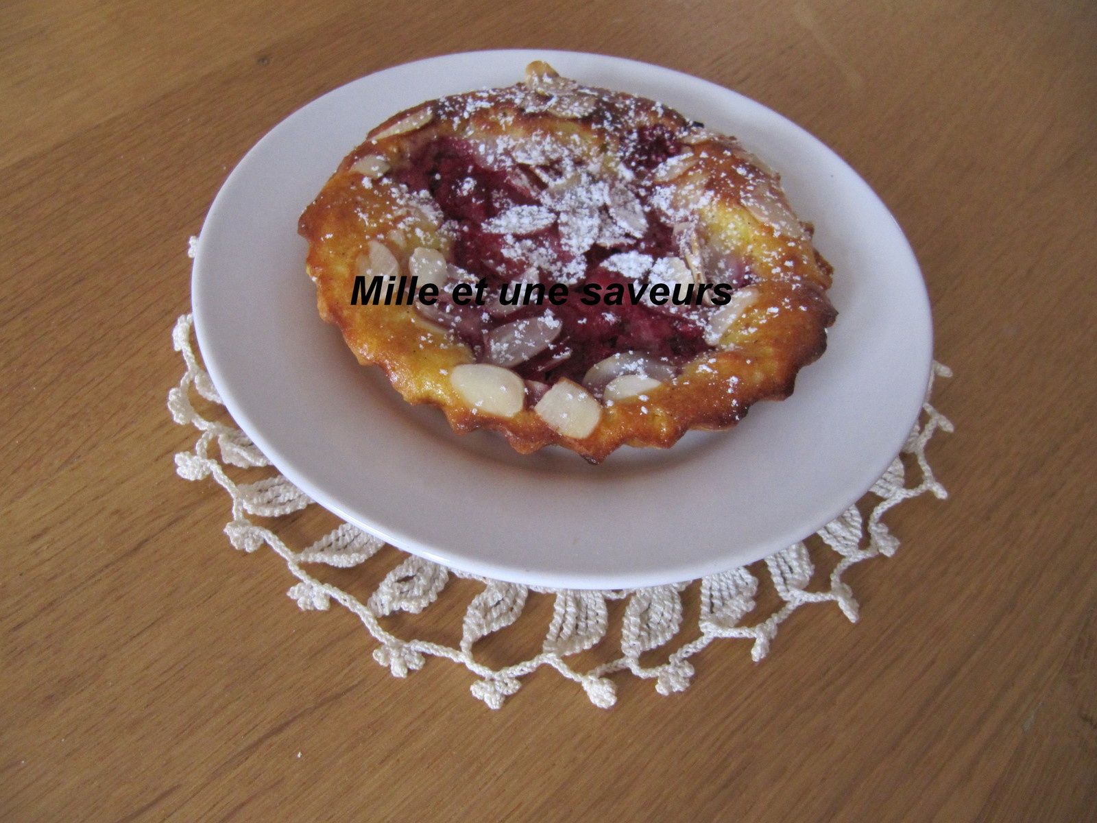 Tartelette amandine aux framboises