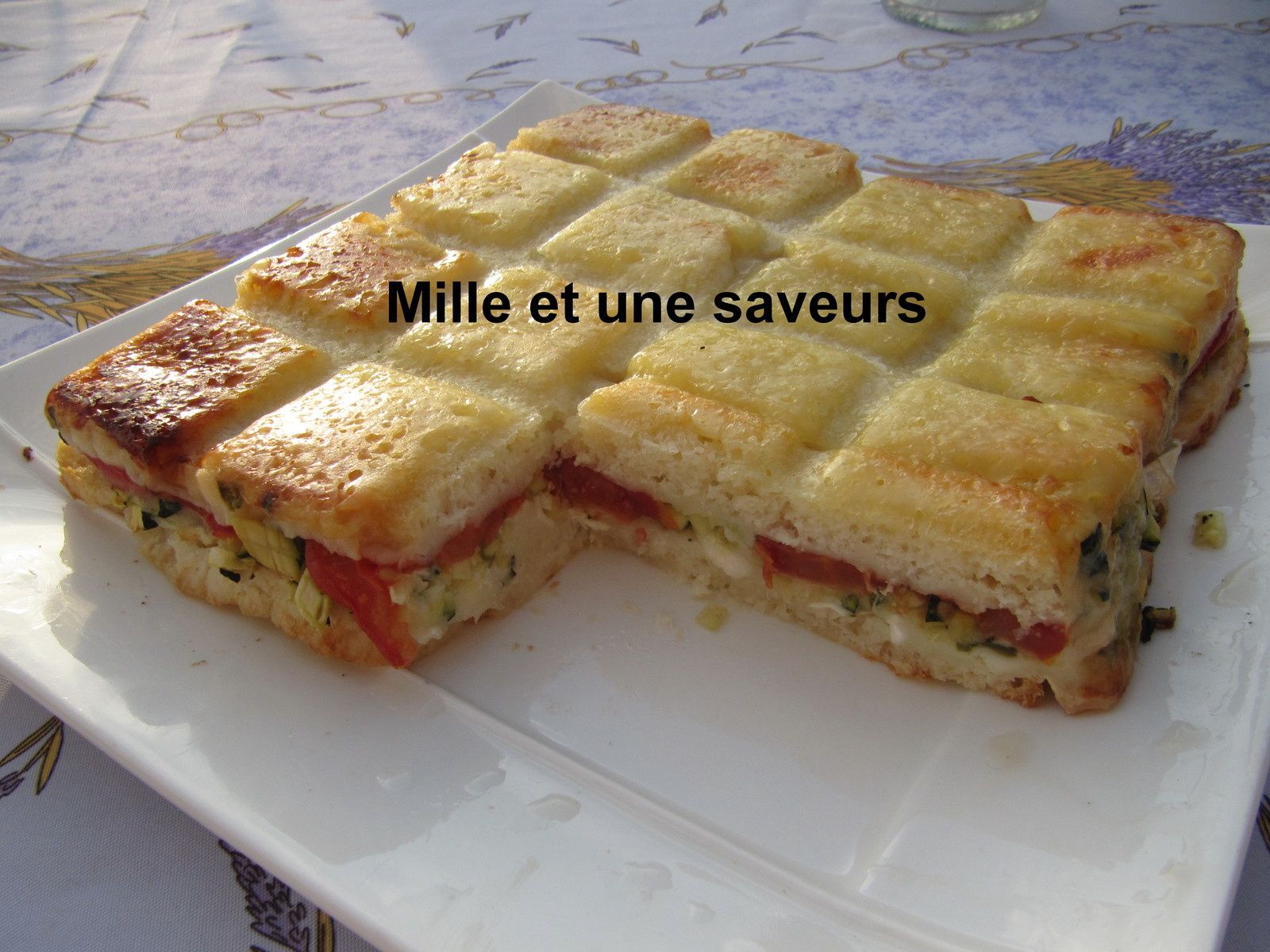 Croque courgettes chèvre - mille et une saveurs dans ma cuisine