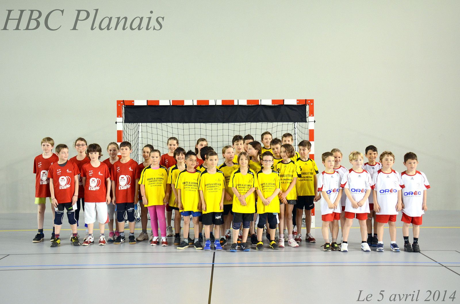 les moins de 10 ans handball club de plan