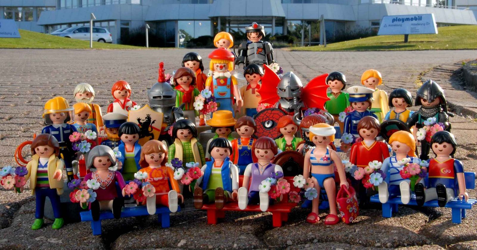 L'équipe du Petit Prince prépare un film sur les jouets Playmobil