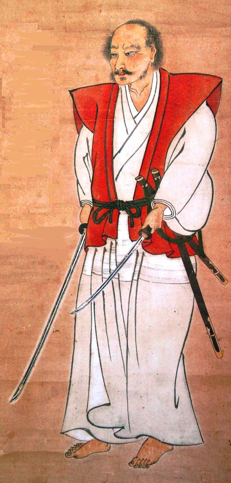 Musashi en "Mu no kamae"