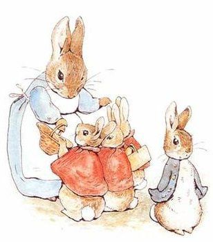 Théière solitaire anglaise Peter Rabbit