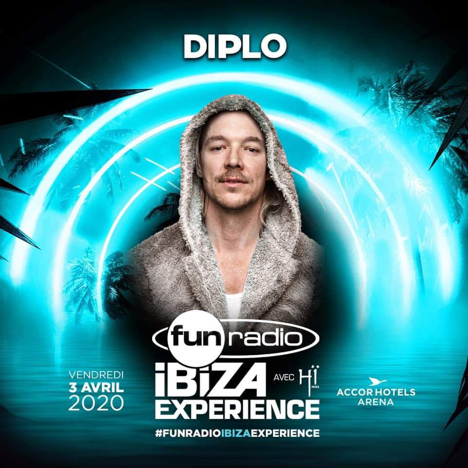 Diplo complète le line-up de la Fun Radio Ibiza Experience 2020 - Le  Zapping du PAF