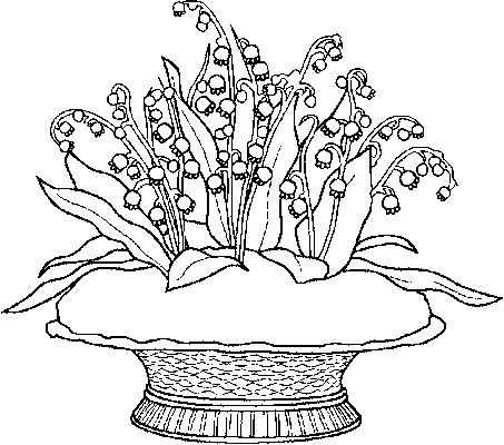 Coloriage A Imprimer Muguet