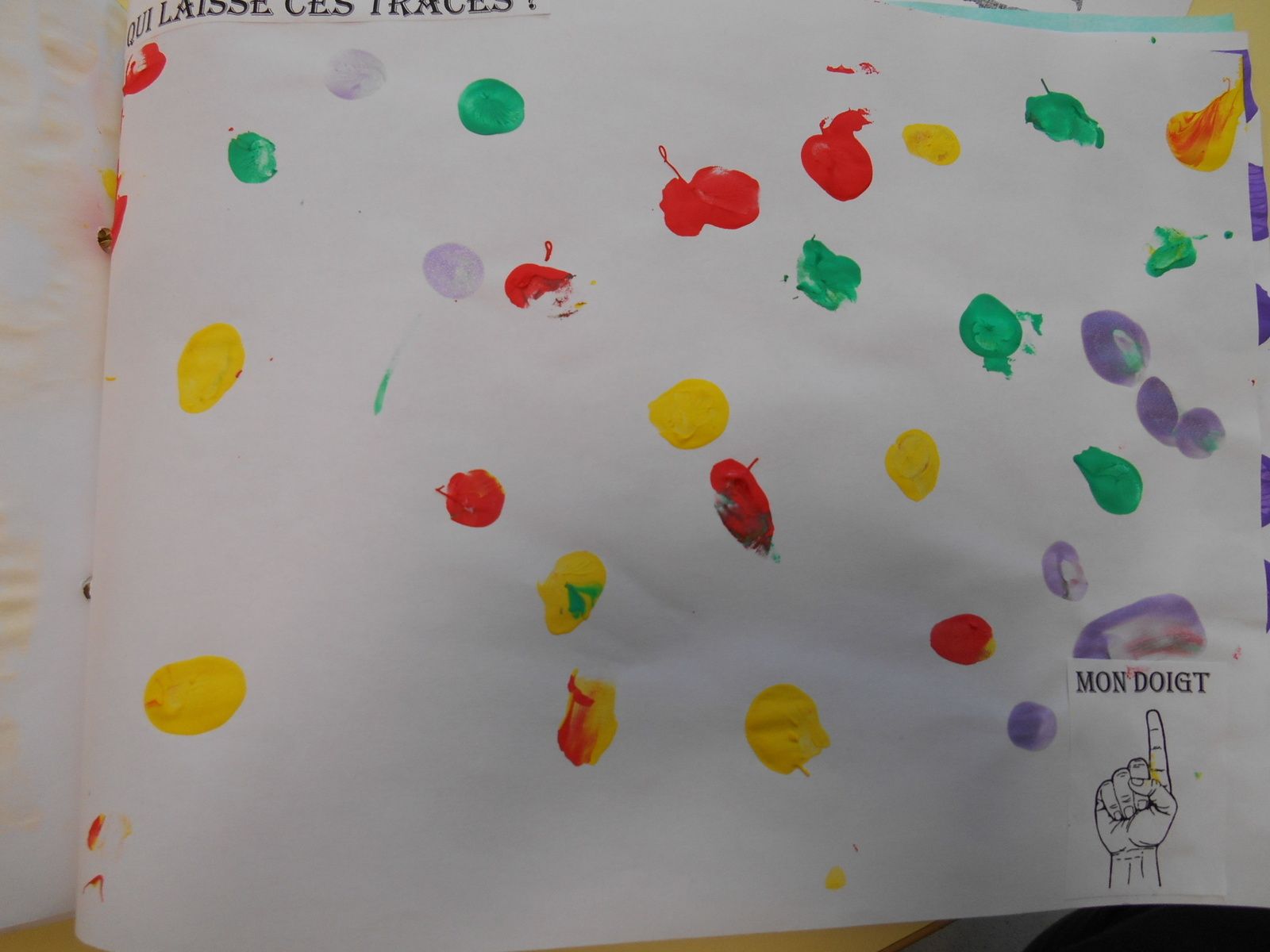 Projet Traces Et Empreintes Maternelle MON CAHIER DE TRACES ET D EMPREINTES - Le blog des Billantins