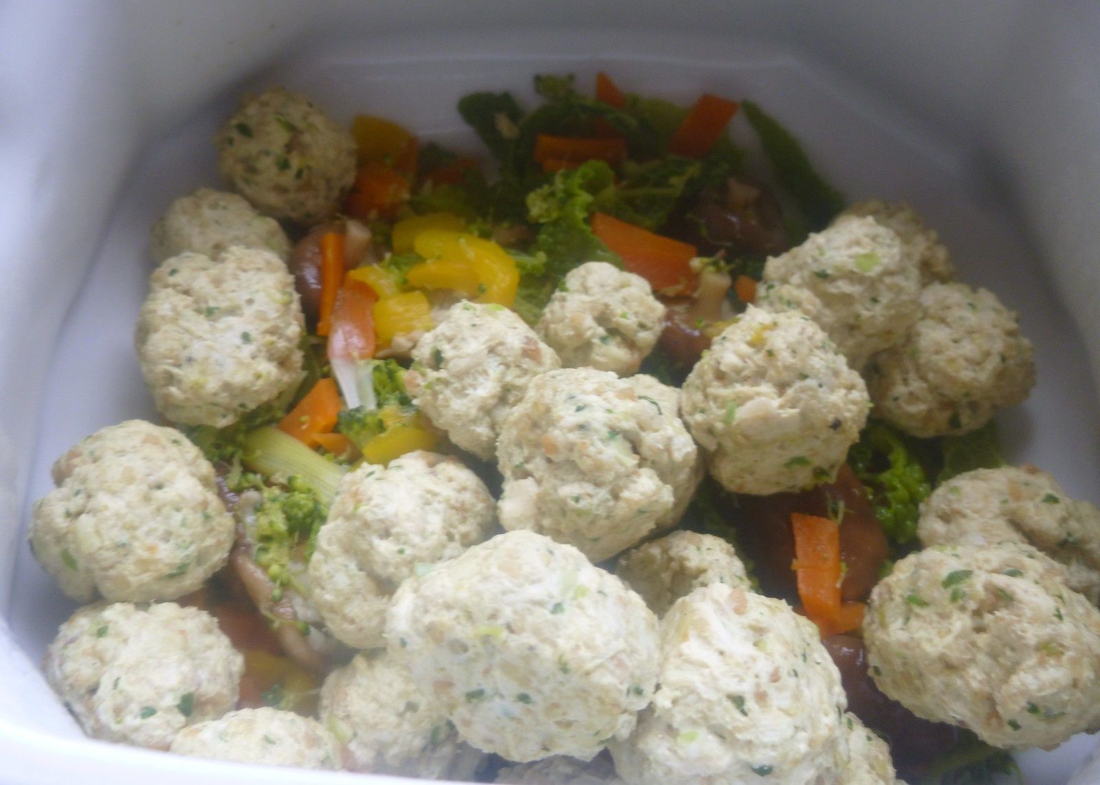 bouillon de boulettes de poulet asiatique Elleisab,le blog d'une