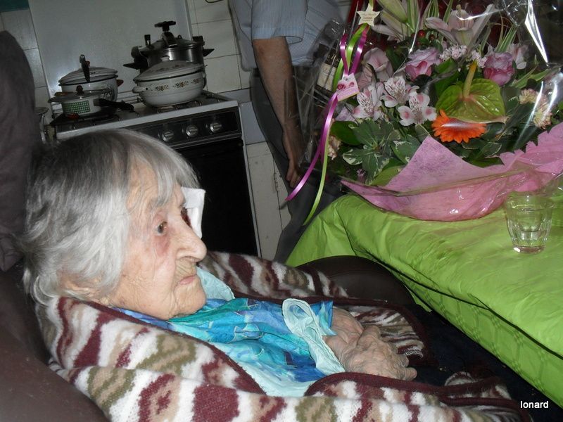 Léontine fête ses 100 ans aujourd'hui
