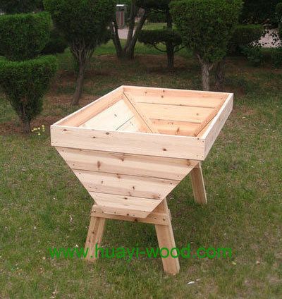 Raised Trough Planter - Raised Garden Beds, Wooden Planter Boxes