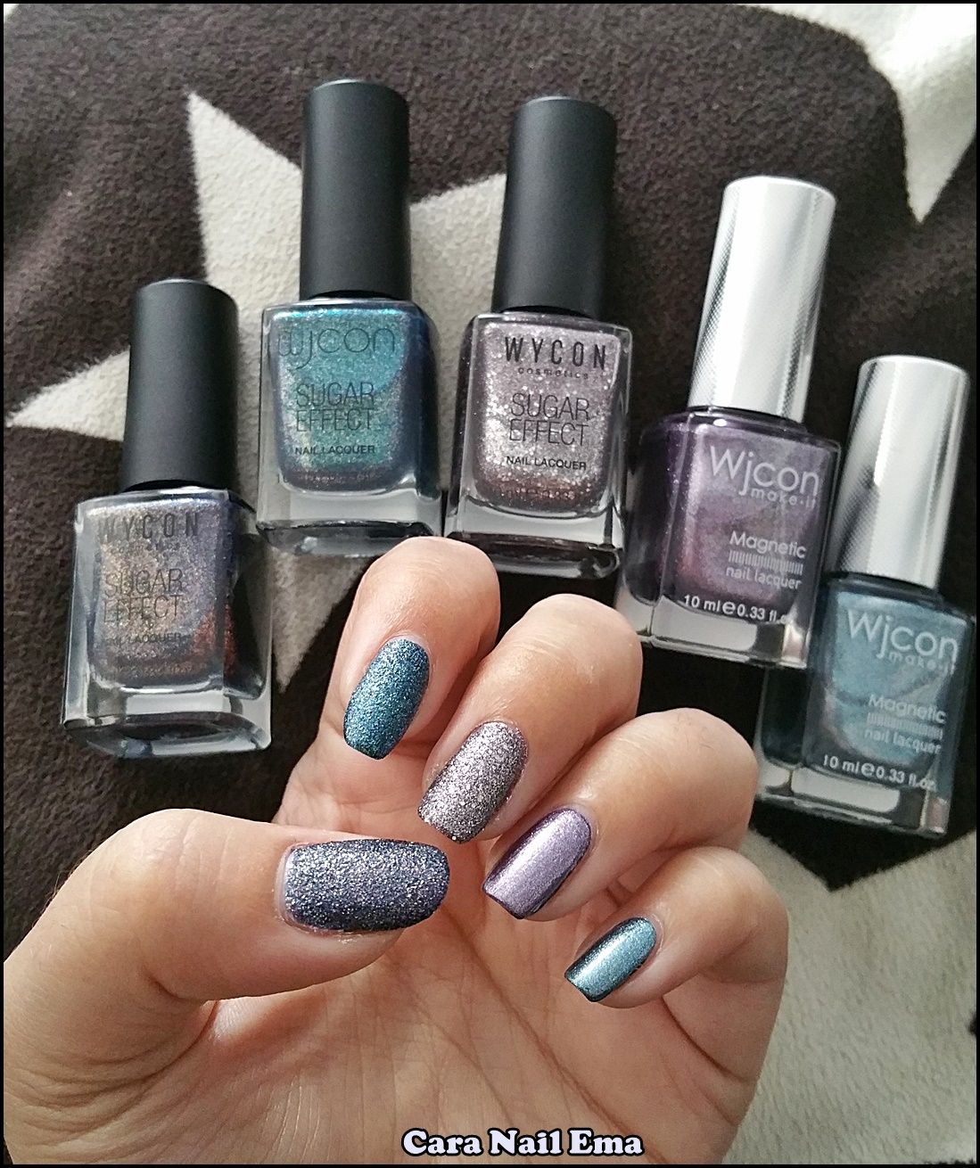 Swatchs des vernis Wjcon