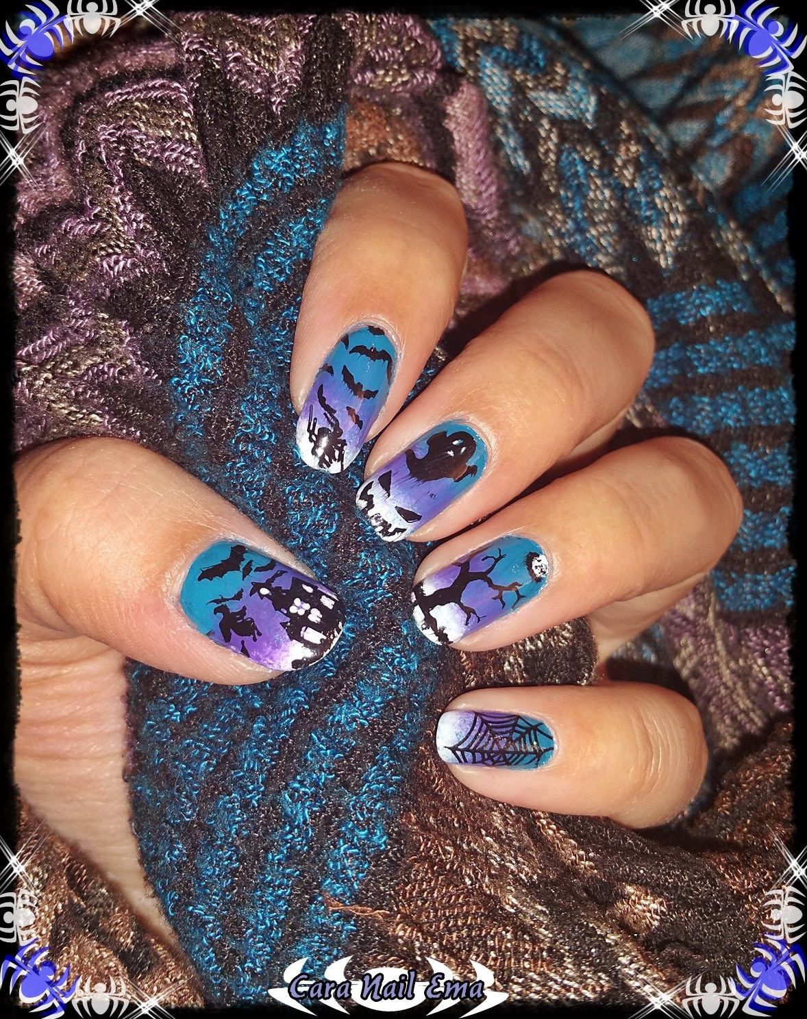 Stamping Paysage d'Halloween !