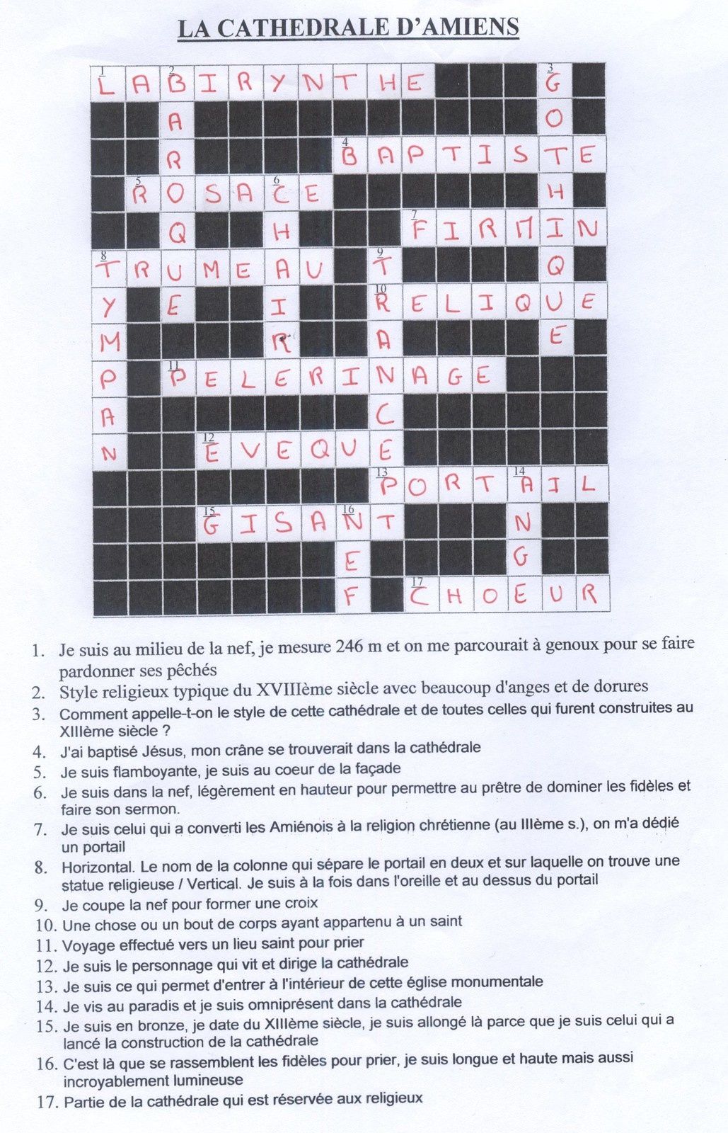 On Lui En A Fait Des Histoires Mots Croisés Histoire-géo à Crécy en Ponthieu - Les cours en ligne d'un prof d