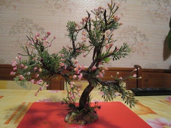 Fabrication d'arbres pour villages miniatures