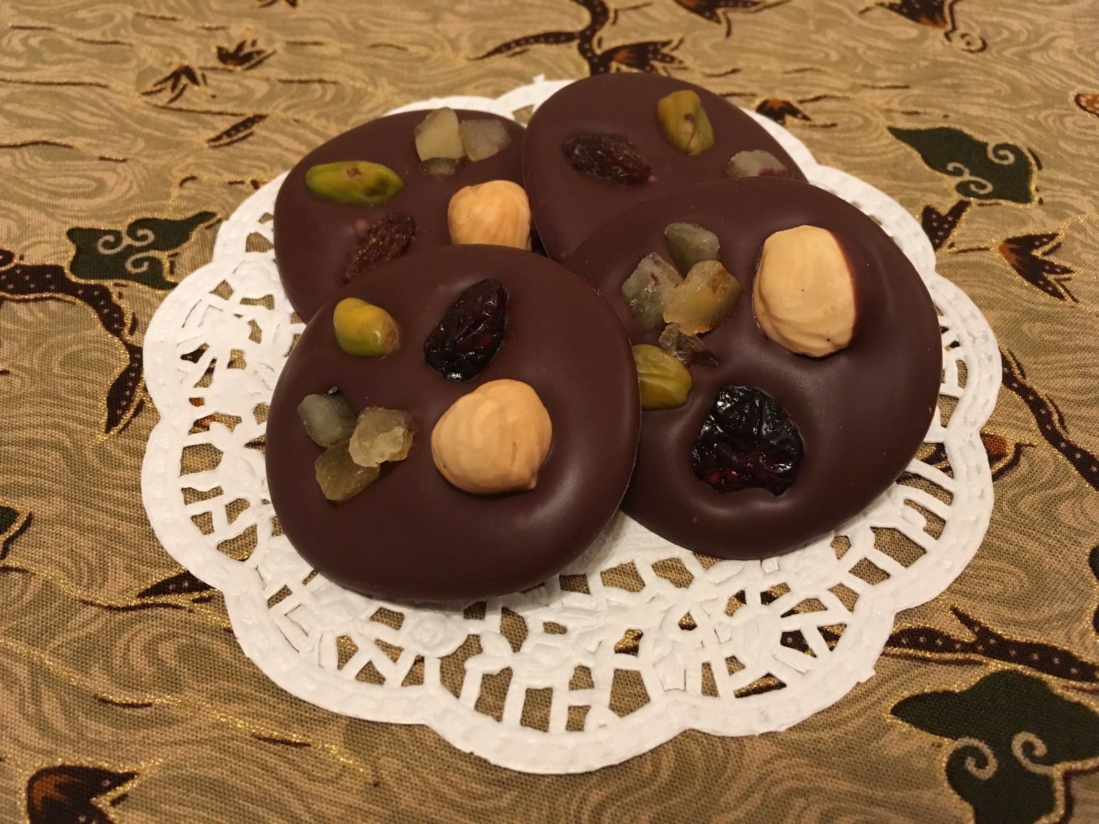 Mendiants au chocolat - Les Papilles de Karen