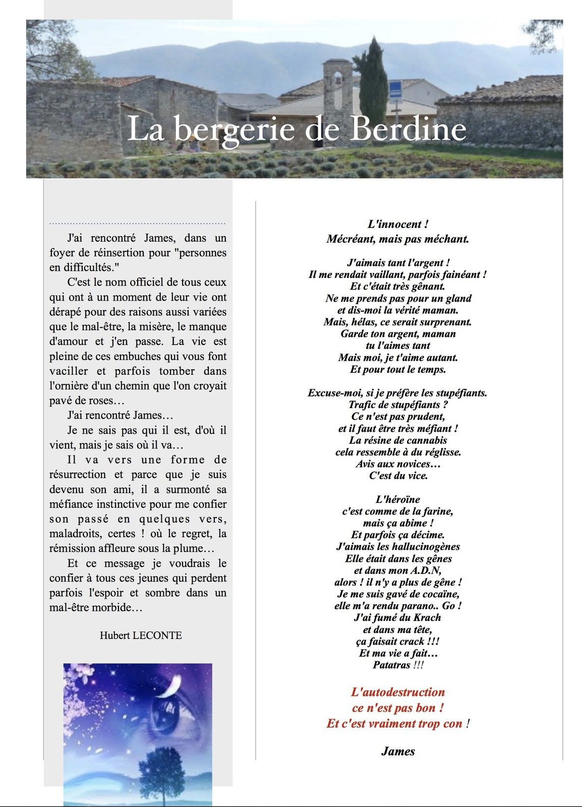 un poeme sur la rencontre