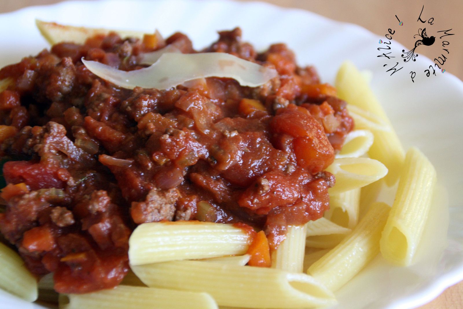 Pâtes à la Bolognaise, recette améliorée (et WW) {+ la version au Cookeo} -  La Marmite à M'Alice !