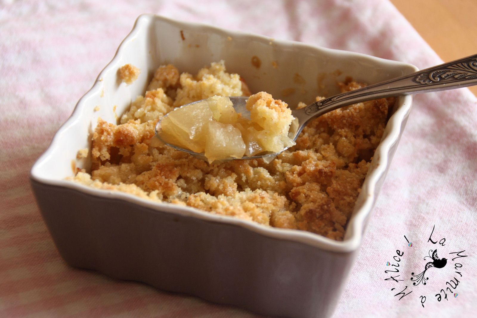 Crumble Léger aux Pommes - La Marmite à M'Alice !