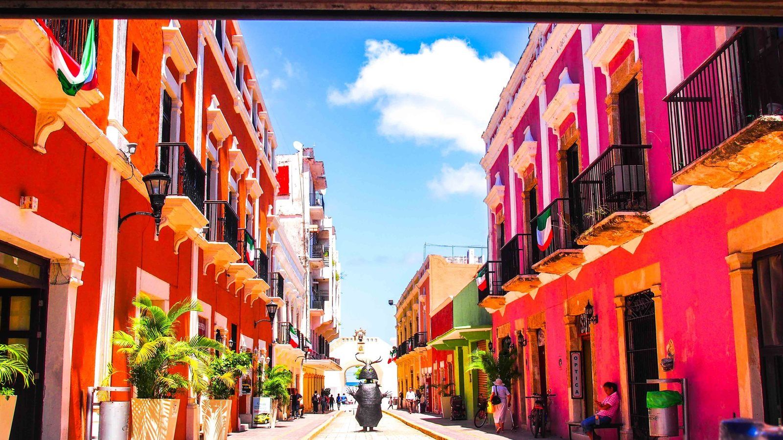 Photo Colore Ville Mexicaine Photo Colore Ville Mexicaine
