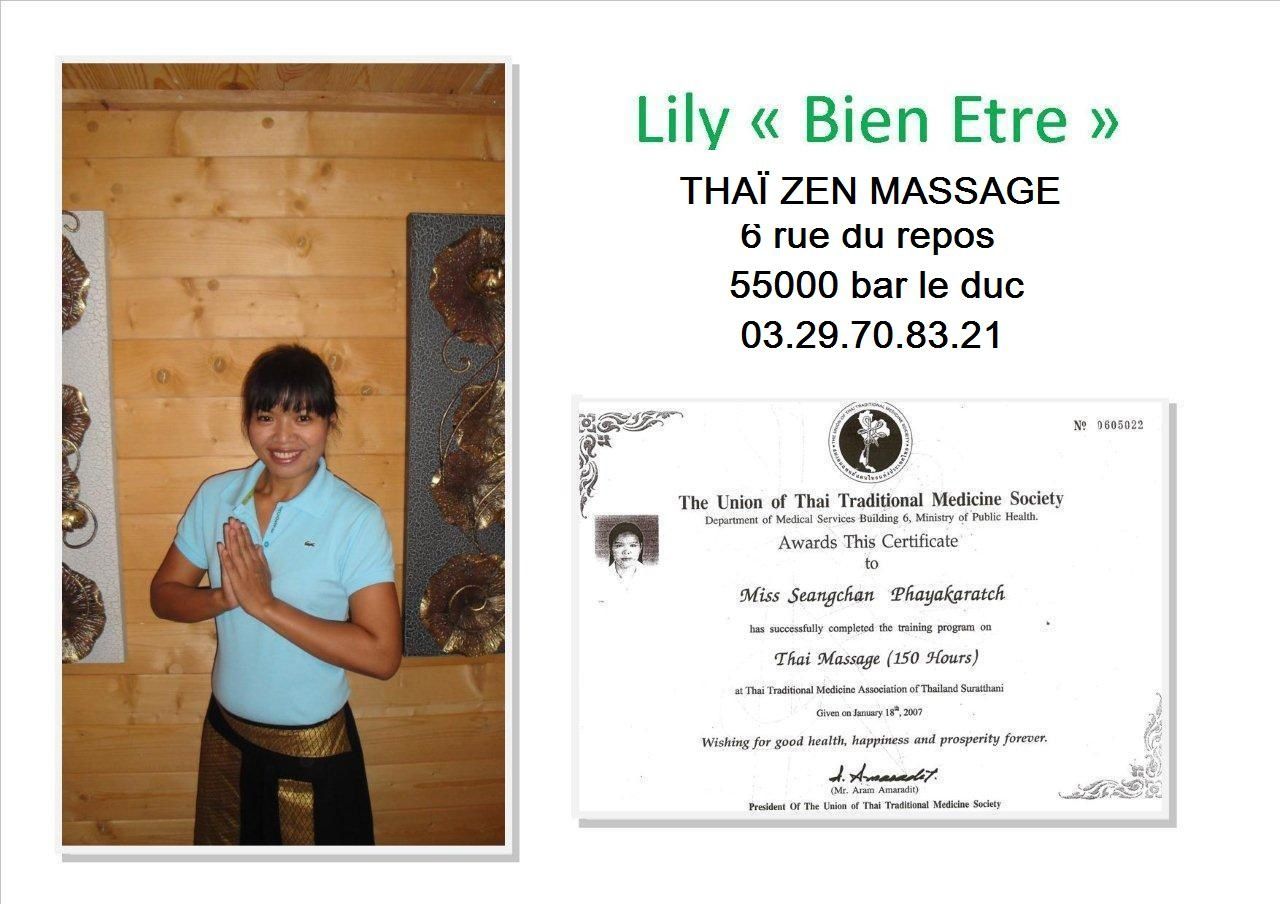 Thaï zen massage THAÏ ZEN MASSAGE