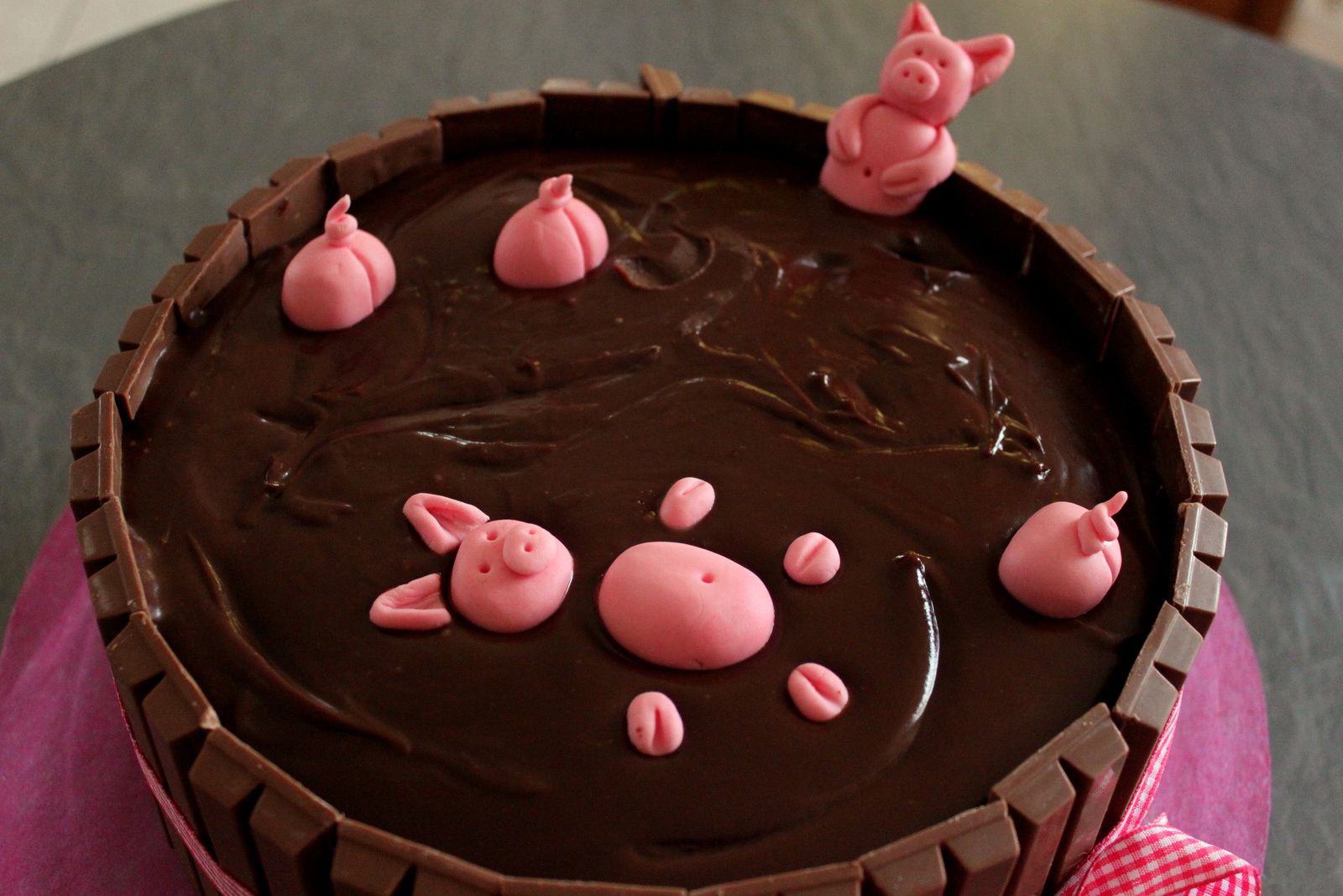 Gâteau bain de cochons