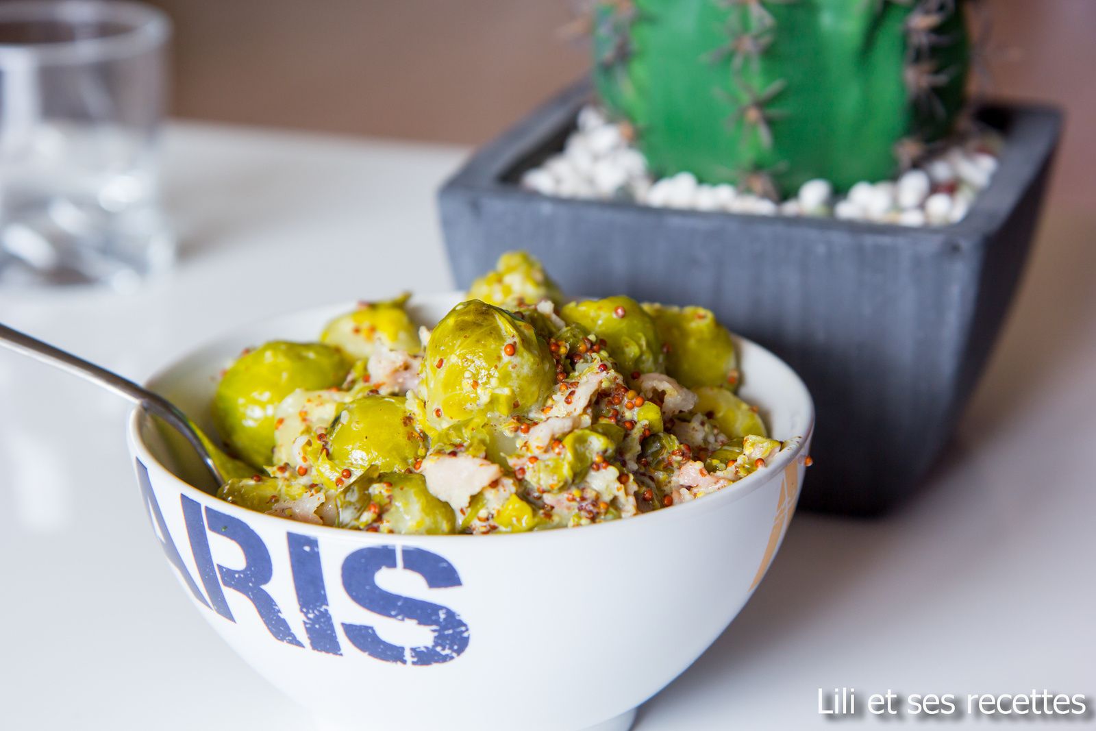 Choux de Bruxelles à la moutarde à l'ancienne - Lili et Choux de Bruxelles à la moutarde à l'ancienne - Lili et