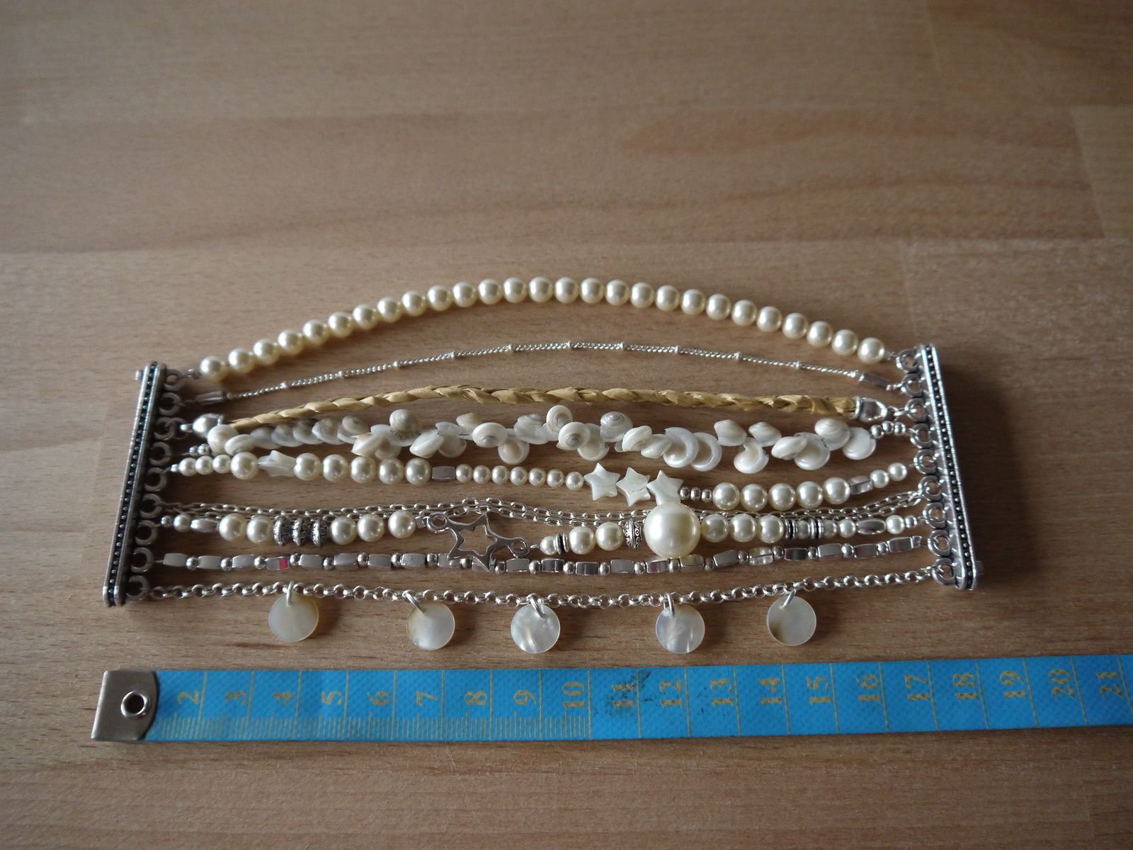 tuto bracelet multirangs fermoir magnétique - Le blog de l'Atelier de Lola