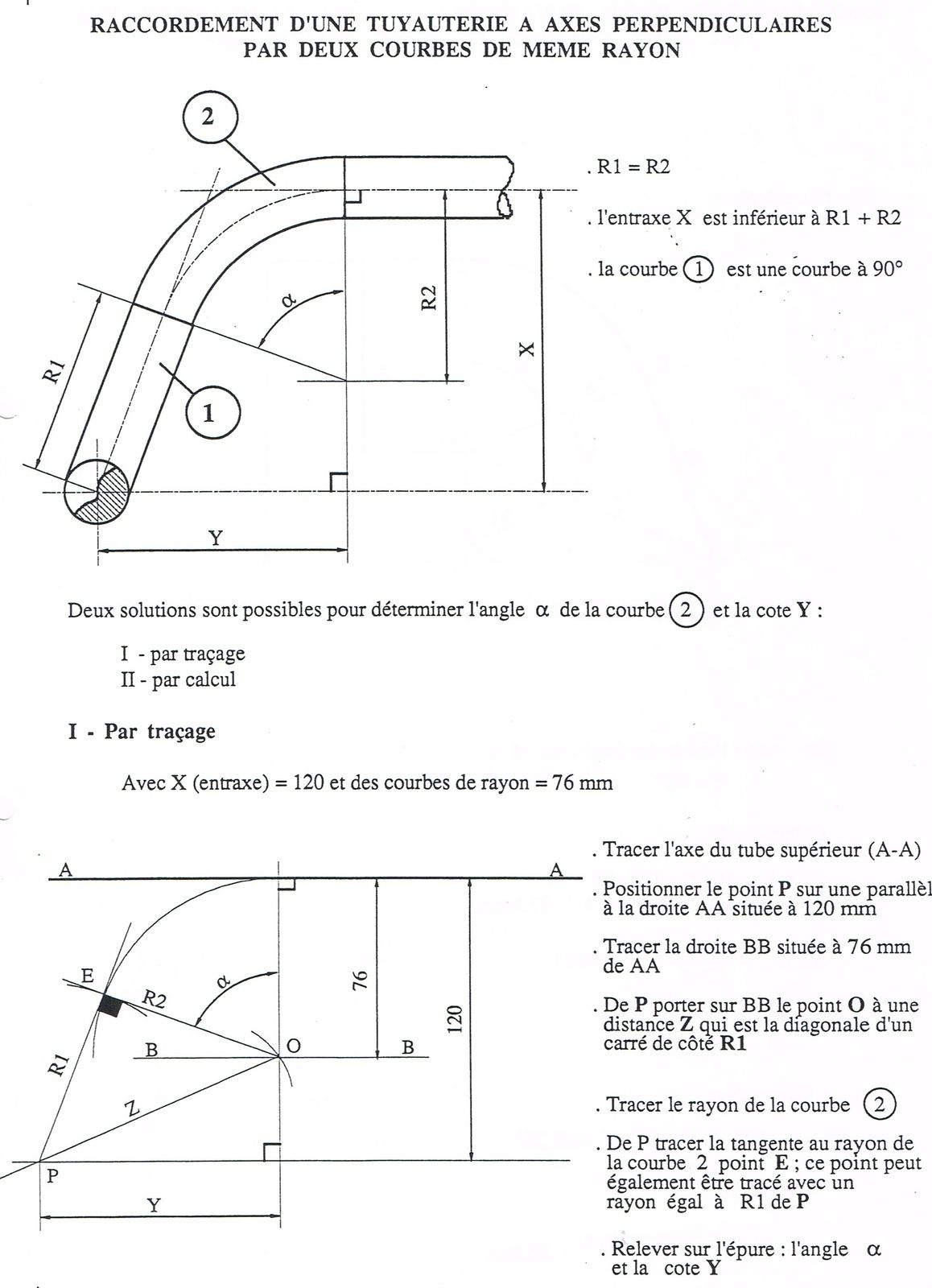 CALCULS DEPORT TUYAUTERIE - messori loriz DESSINATEUR FORMATEUR tuyauterie