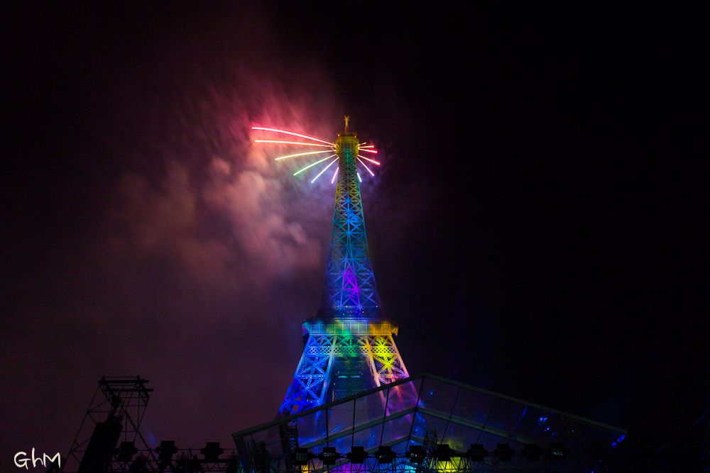 Paris- Spectacle du 14 Juillet 2014