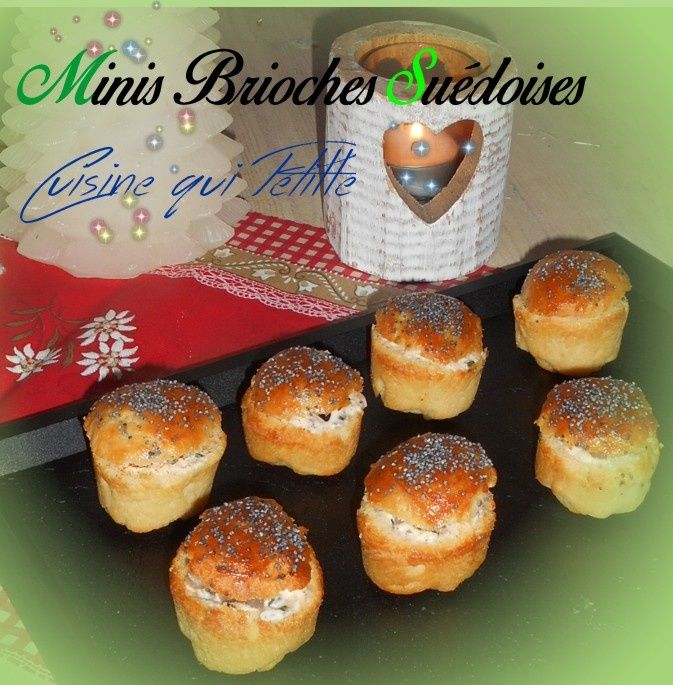 idée apéro brioches apéritives brioches farcies salées poisson