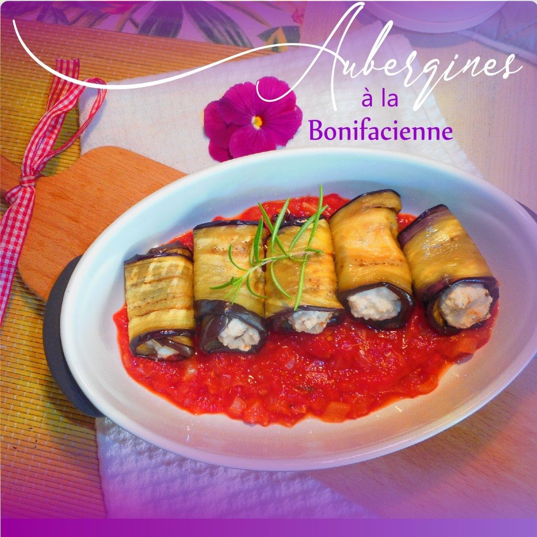 Aubergines grillées à la brousse à la Bonifacienne
