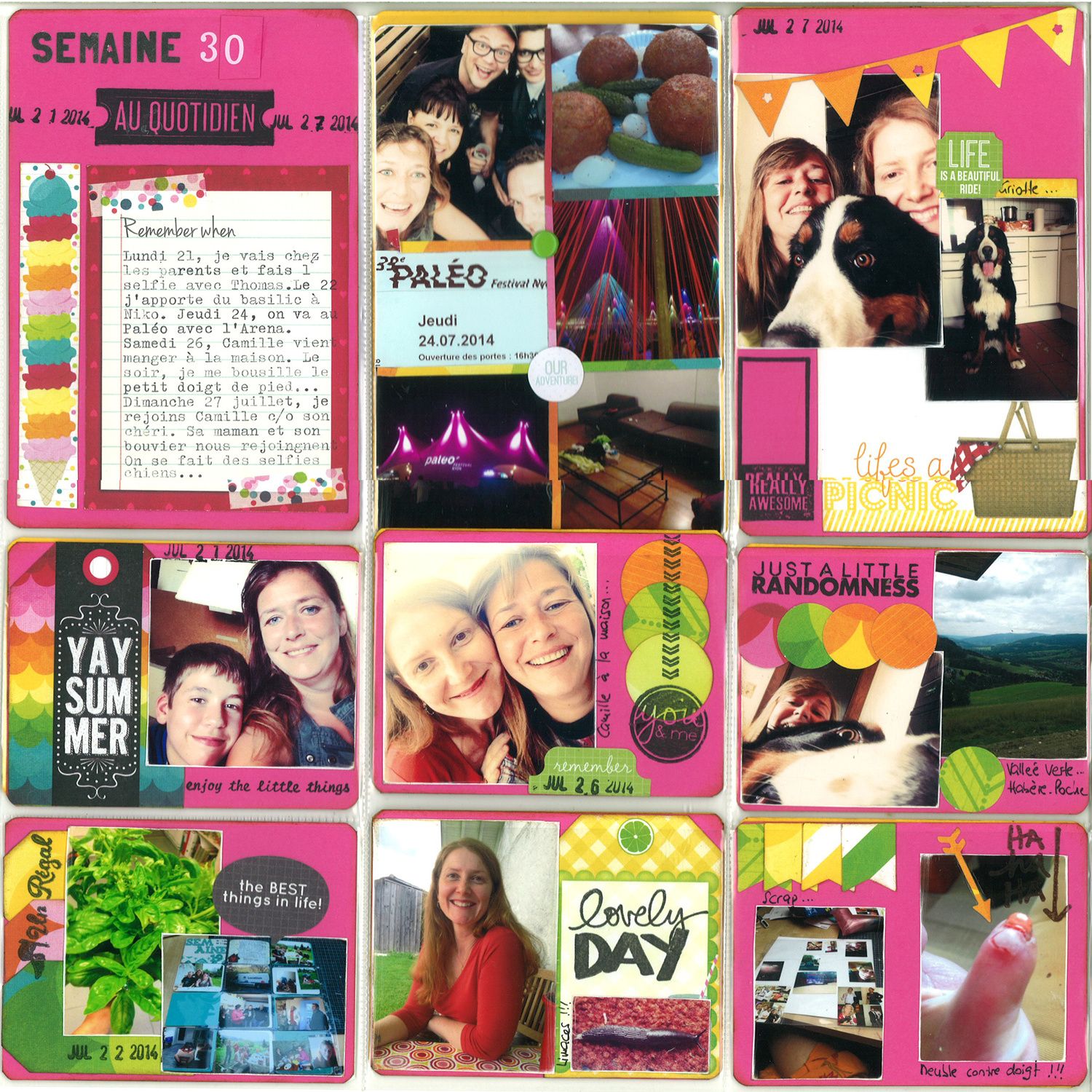 Semaine 30... il fait tellement humide que les limaces viennent trouvé refuge à l'intérieur...