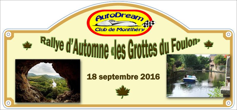  Septembre 2016    Rallye d'Automne