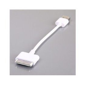 LD-09u USB Data Cable & Charger for iPhone Dock (White)