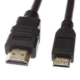 Mini HDMI V1.3 Male to Male Cable Black for Smart LED HDTV/Blu-Ray DVD(1.5M)