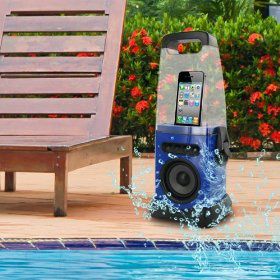 iCanister MP3/iPod Water-Resistant Speaker - Blue