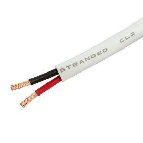 14AWG CL2 Rated 2-Conductor Loud Speaker Cable - 50ft (For In-Wall Installation)