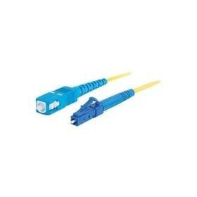 C2G / Cables to Go 34913 LC/SC LSZH Simplex 9/125 Single-Mode Fiber Patch Cable (1 Meter, Yellow)
